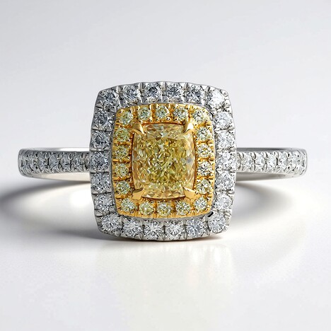 Anello in oro con Diamante Giallo SI2 (CIRARI)