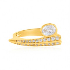 Bague en argent et Zircon (de Melo Essence)