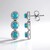 Orecchini in argento con Turchese Sleeping Beauty