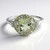 Anello in argento con Ametista Verde