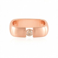 Anello in argento con Diamante Champagne I2 (de Melo Essence)