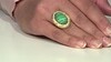 Zilveren ring met een Malachiet (Adela Silber)