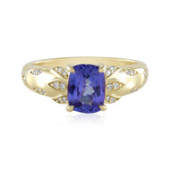 AAA-Tansanit-Goldring (de Melo)