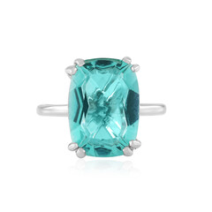 Anillo en plata con Cuarzo color paraíba