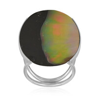 Anillo en plata con Nácar (Bali Barong)