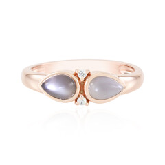 Anillo en plata con Piedra de Luna blanca (KM by Juwelo)