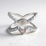 Anello in argento con Danburite (de Melo Essence)
