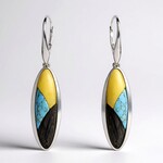 Orecchini in argento con Quercia Nera (dagen)