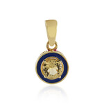 Ciondolo in argento con Berillo Giallo