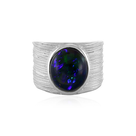 Mezezo-Opal-Silberring (MONOSONO COLLECTION)