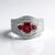 Bague en or et Spinelle rouge noble Luc Yen (AMAYANI)
