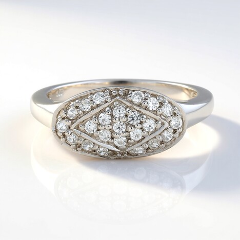 Anello in argento con Zircone