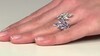 Anillo en plata con Topacio blanco