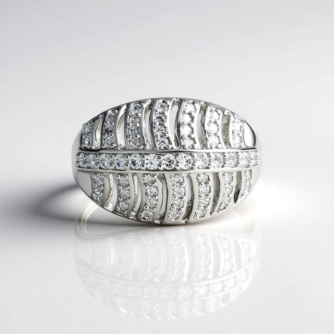 Anello in argento con Zircone