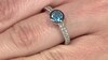 Anillo en plata con Topacio de Marambaia
