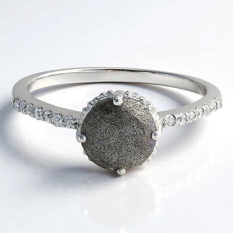 Anello in argento con Spectrolite
