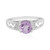 Anello in argento con Ametista Rose de France