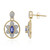Boucles d'oreilles en or et Tanzanite (Adela Gold)