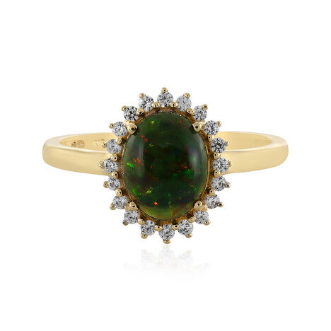 Anello in oro con Opale Mezezo (Adela Gold)