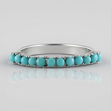 Bague en argent et Turquoise Sleeping Beauty