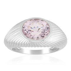 Zilveren ring met een kunziet