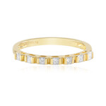 Zilveren ring met I3 (H) Diamanten