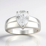 Anello in argento con Kunzite Bianca (Pallanova)