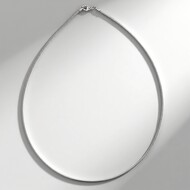 Zilveren halsketting (MONOSONO COLLECTION)