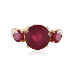 Gouden ring met een Madagaskar Robijn (de Melo)