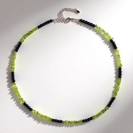 Collana in argento con Ematite Nera