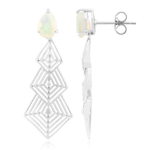 Welo-Opal-Silberohrringe (SAELOCANA)