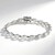 Bracciale in argento con Topazio Bianco