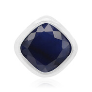 Pendentif en argent et Saphir bleu (MONOSONO COLLECTION)