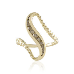 Gouden ring met een I2 Champagne Diamant (de Melo)