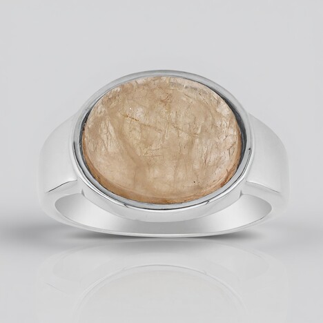 Anello in argento con Morganite