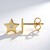 Boucles d'oreilles en argent et Zircon