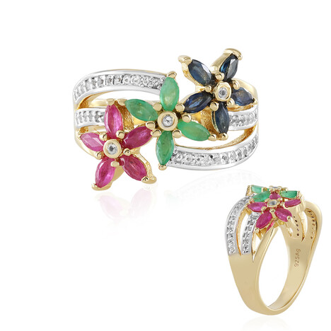 Edelstein-Silberring