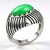 Anello in argento con Turchese Verde (Desert Chic)