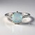 Anello in argento con Opale Paraiba