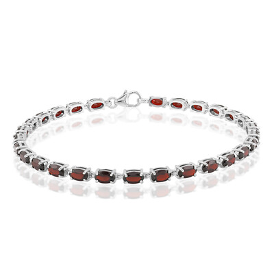 Granat-Silberarmband
