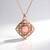 Collana in argento con Opale Rosa (KM by Juwelo)