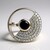 Anello in argento con Spinello Nero
