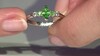 Zilveren ring met een Lemshuku tsavoriet