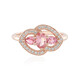 Anello in argento con Tormalina Rosa Nigeriana