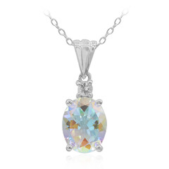 Collier en argent et Topaze Rayon de Lune