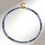 Collana in argento con Zaffiro Blu