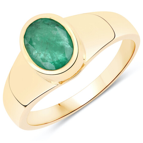 Sambia-Smaragd-Goldring