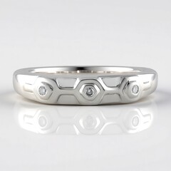 Anello in argento con Diamante I2 (I)