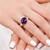 Sibirischer Amethyst-Goldring (Adela Gold)