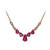 Collana in oro con Rubino Mozambico (CIRARI)